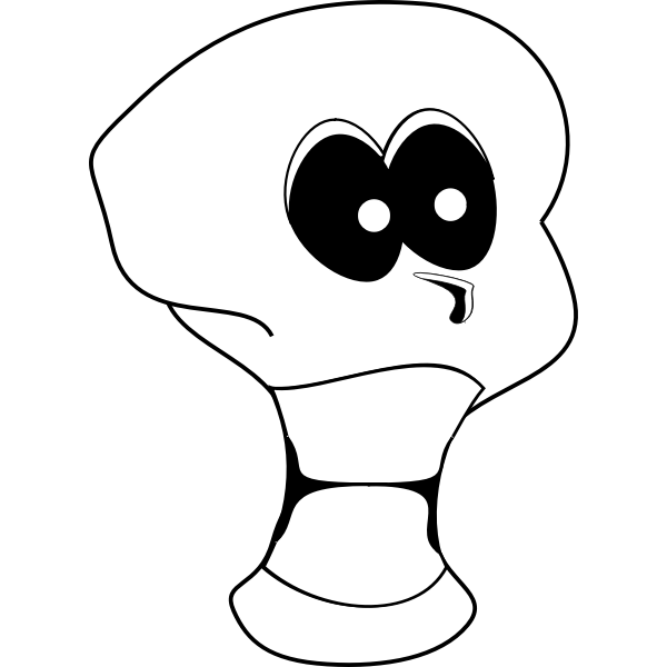 SVG cartoonskull