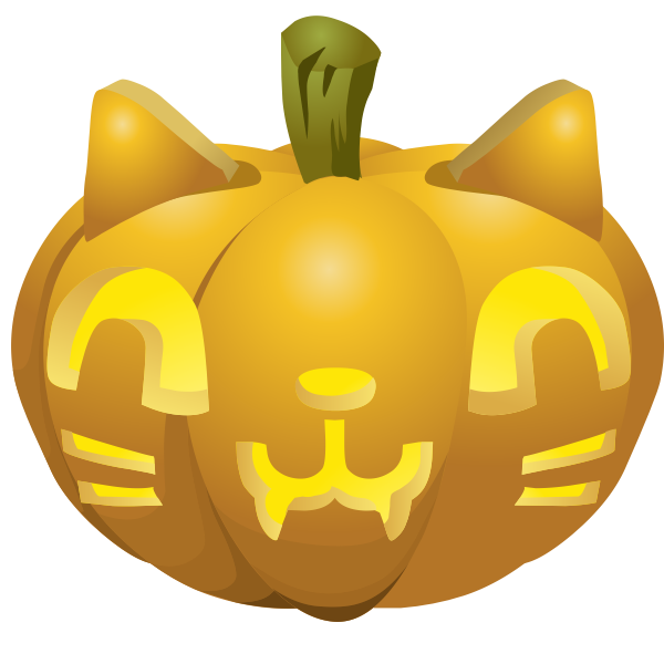 SVG carved pumpkins lit 3