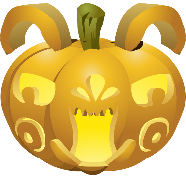 SVG carved pumpkins lit 4