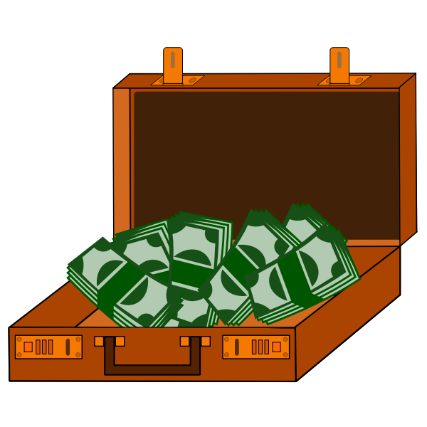 SVG Cash briefcase
