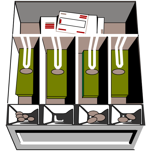 SVG Cash drawer