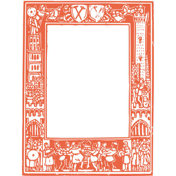 SVG Castle frame image