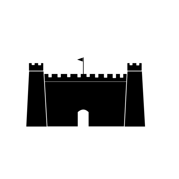 SVG Castle silhouette