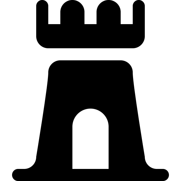 SVG Castle silhouette image