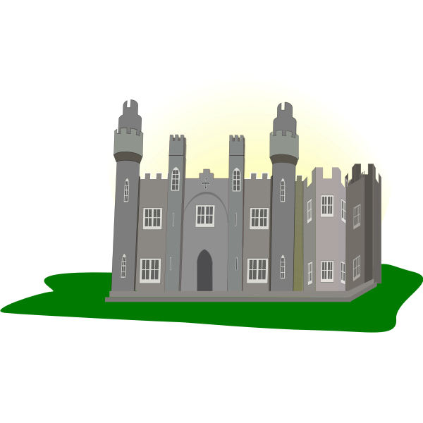 SVG Castle vector graphics