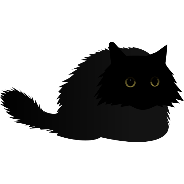 SVG Cat black angry by Rones