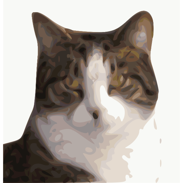 SVG Cat head