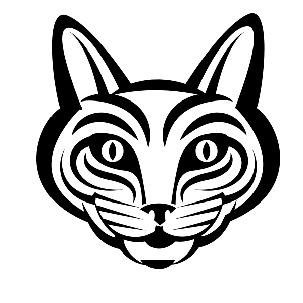 SVG Cat head-1582290791