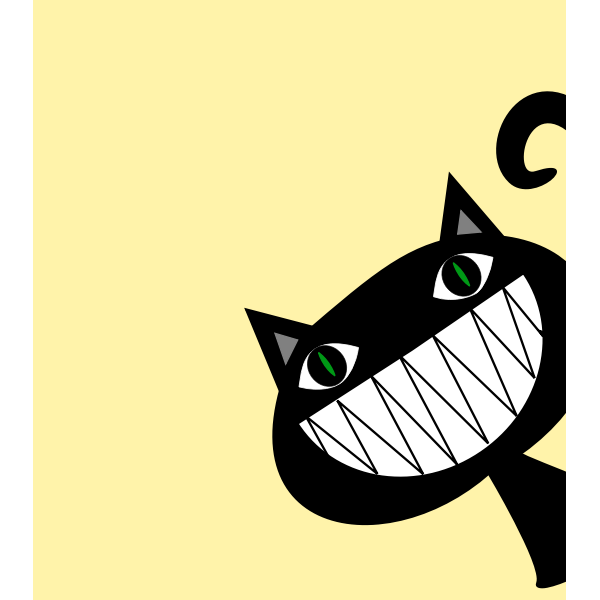 SVG Cat peeking