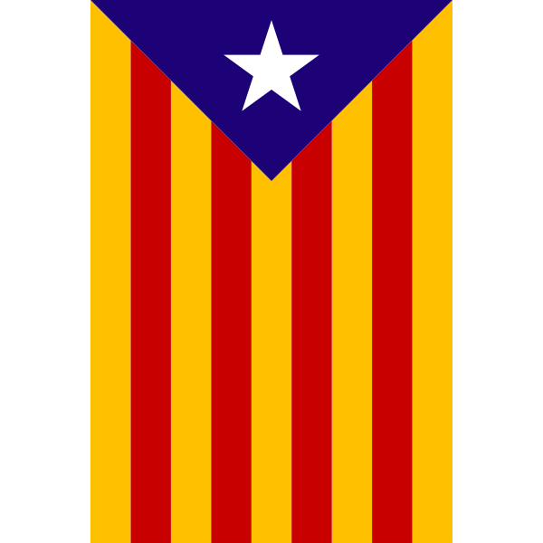 SVG Catalonia independence flag 2