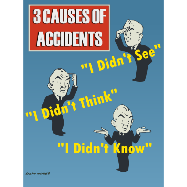 SVG Causes of accidents poster