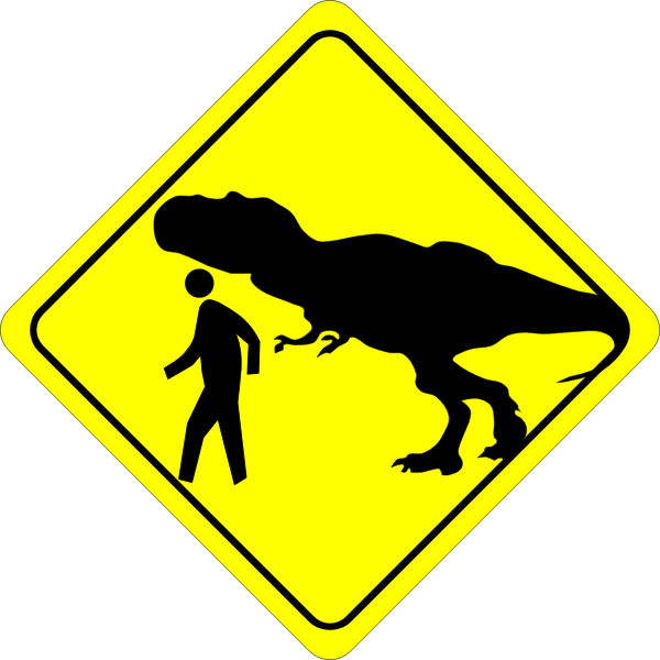 SVG Caution symbol for pedestrian