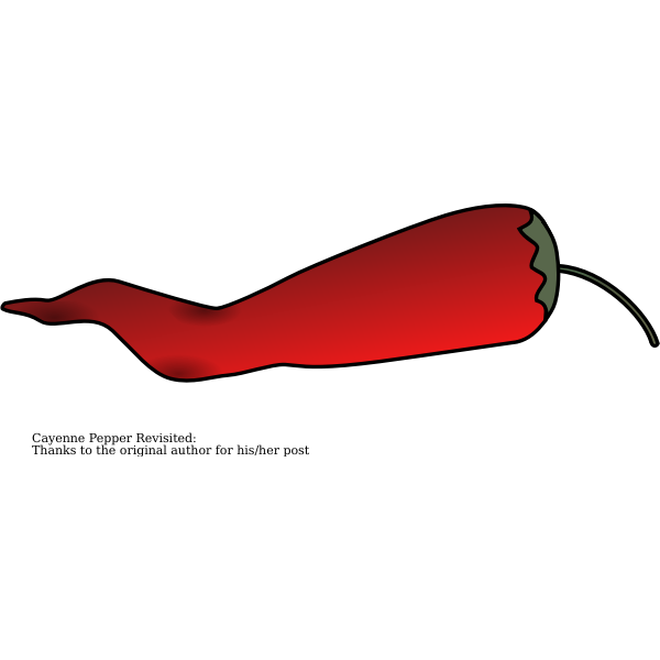 SVG Cayenne pepper revisited