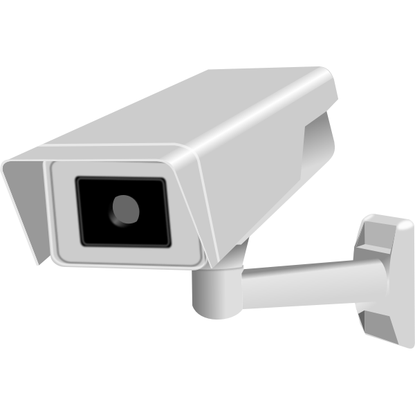 SVG CCTV fixed camera vector image