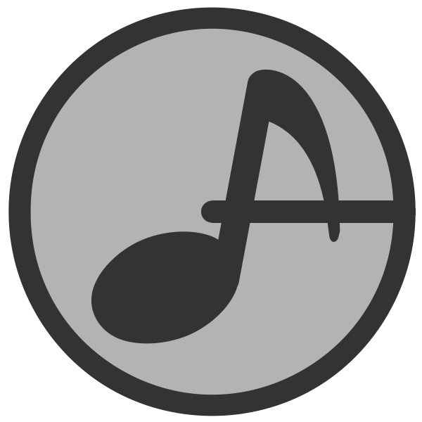 SVG CD-ROM audio icon