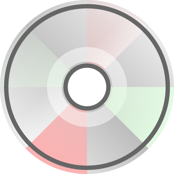 SVG CD vector drawing