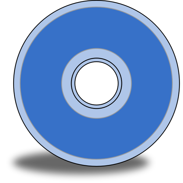 SVG CD vector drawing