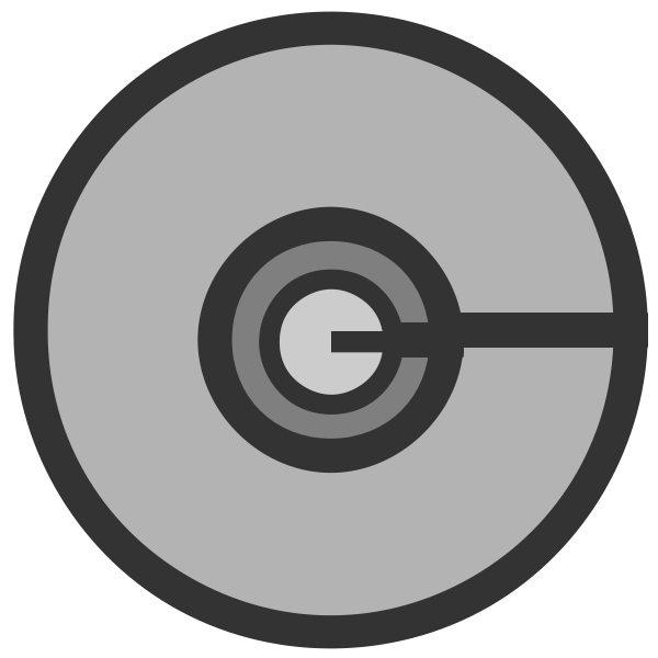 SVG CD vector silhouette