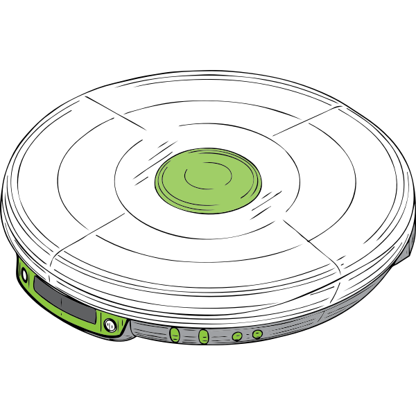 SVG CD walkman vector