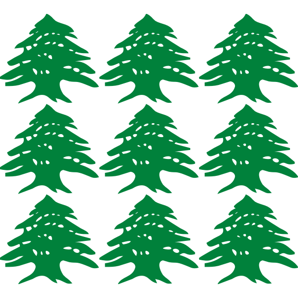 SVG Cedrus libani plant