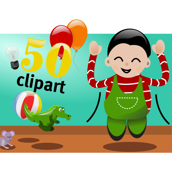 SVG Celebrate 50 clipart vector image