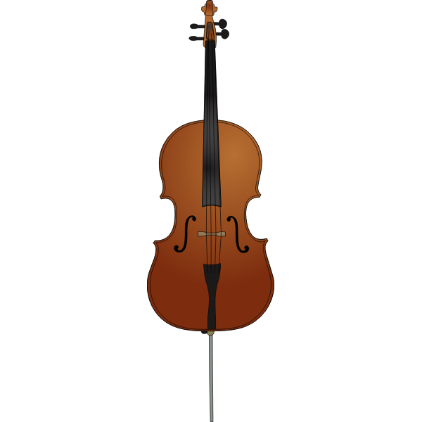 SVG Cello vector image