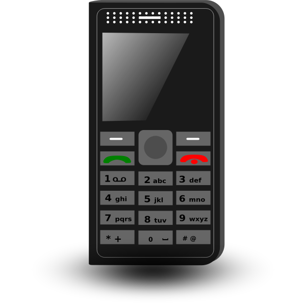 SVG Cellphone vector image