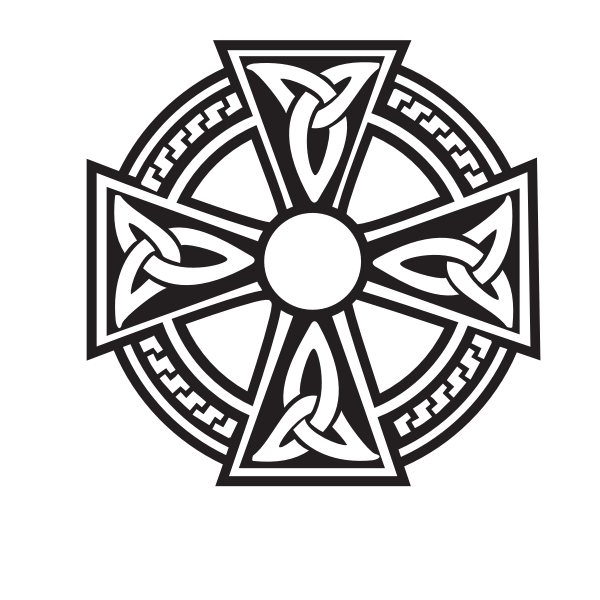 SVG Celtic cross symbol