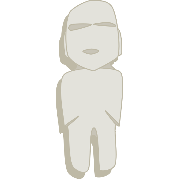 SVG Celtic figure vector image