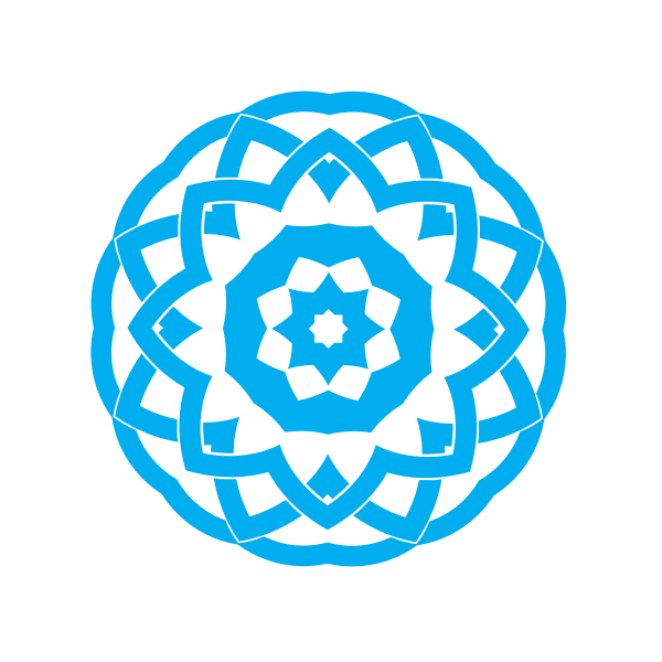 SVG Celtic knot circular ornament