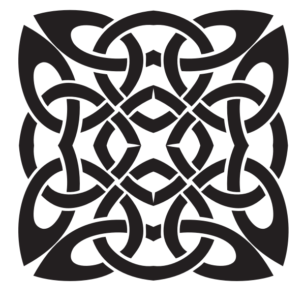 SVG Celtic knot clip art