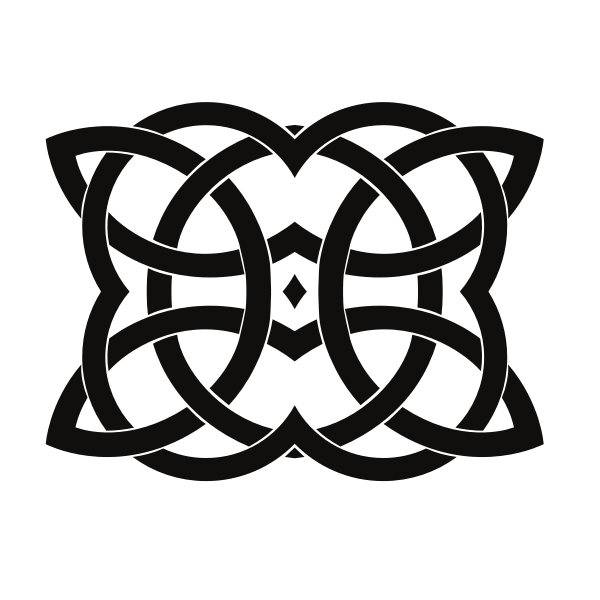 SVG Celtic knot decorative ornament