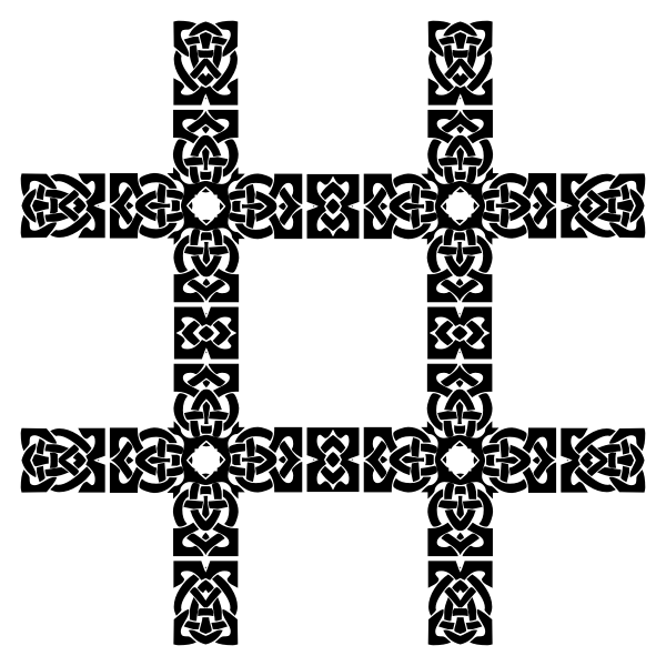 SVG Celtic Knot hashtag