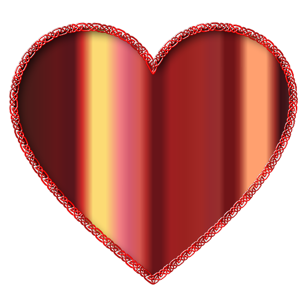 SVG Celtic Knot Heart Enhanced