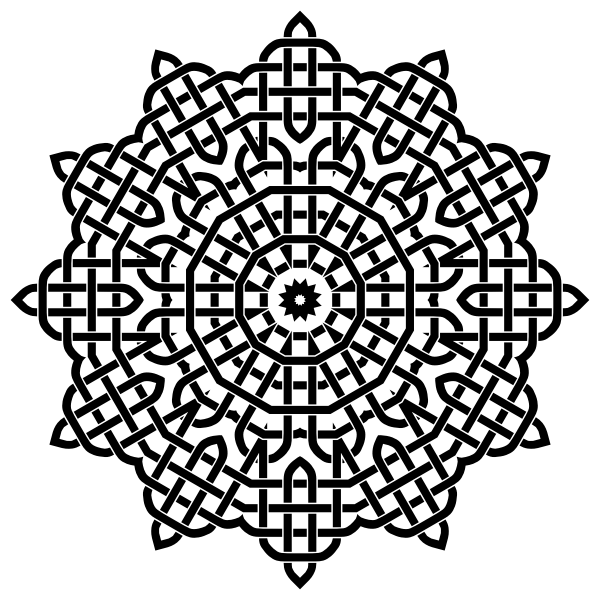 SVG Celtic Knot Mandala