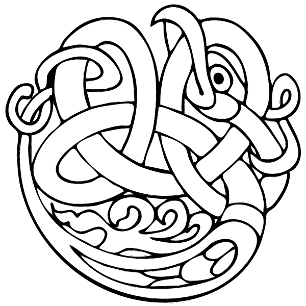 SVG Celtic knots vector image