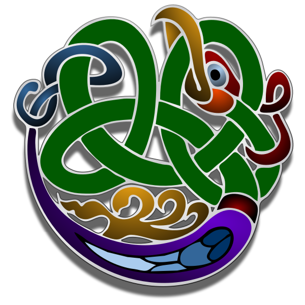 SVG Celtic ornament