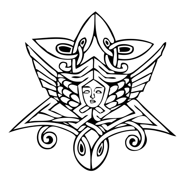 SVG Celtic-styled decoration