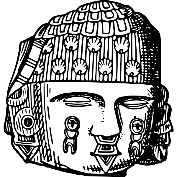 SVG Centeotl head