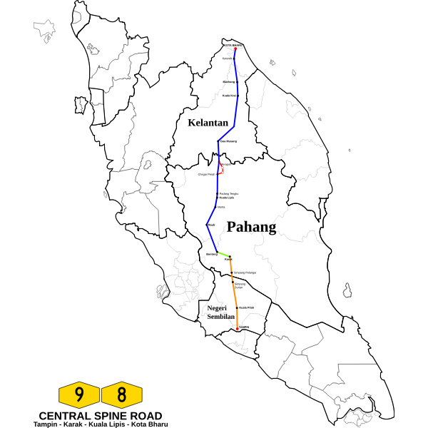 SVG Central Spine Road Malaysia