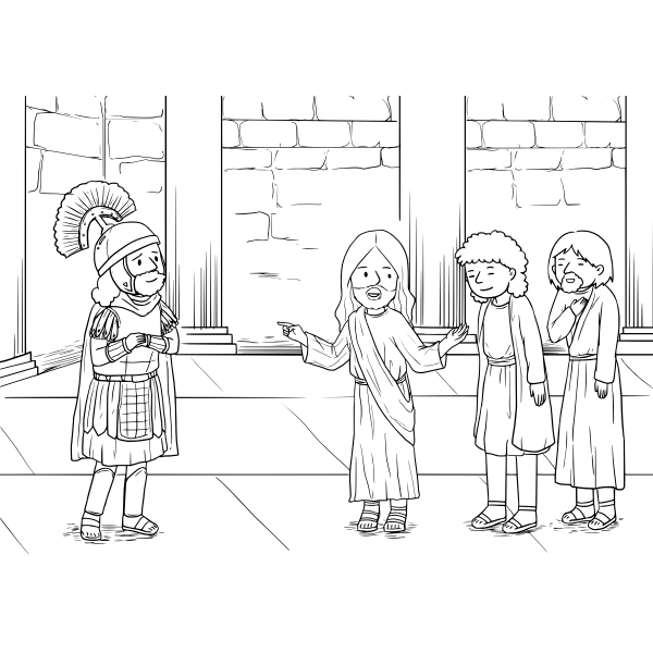 SVG Centurion with Jesus