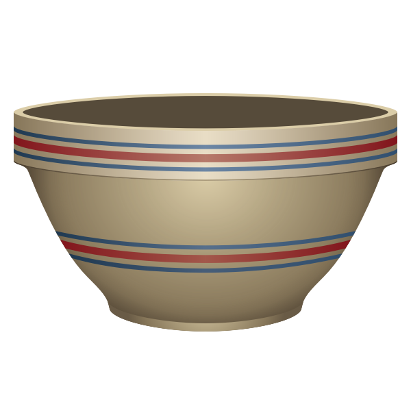 SVG Ceramic bowl image
