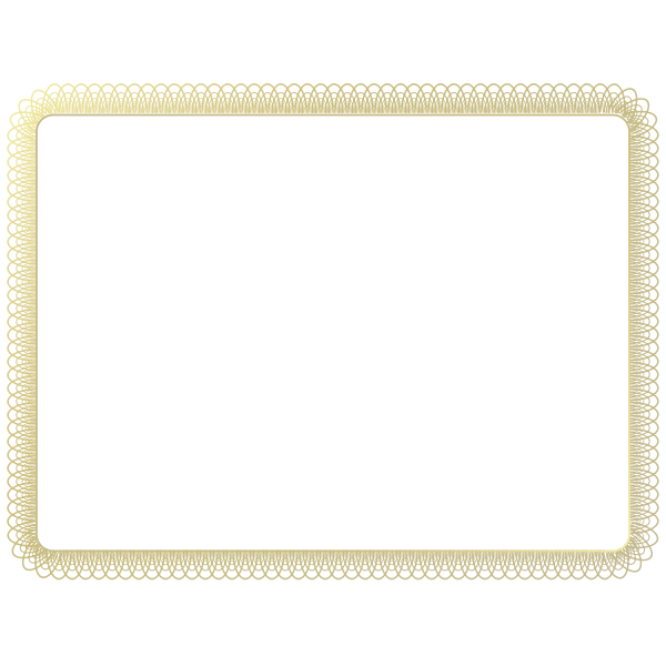 SVG Certificate border