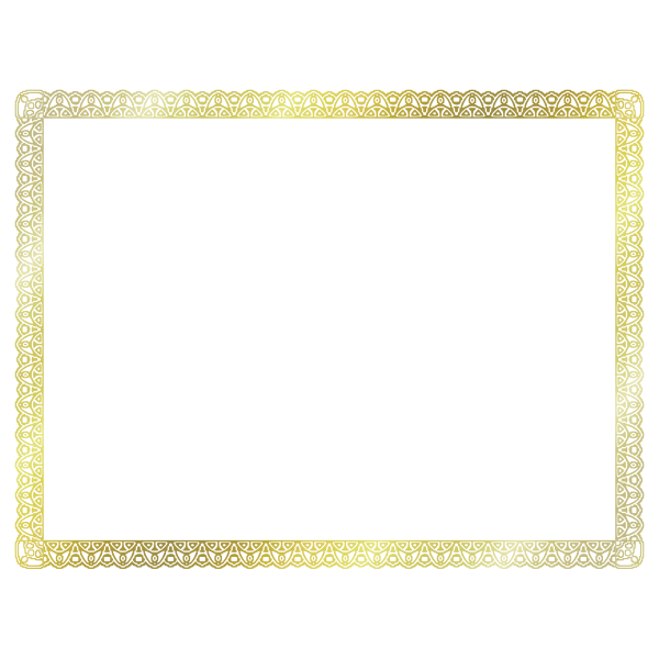SVG Certificate Border 4 US size