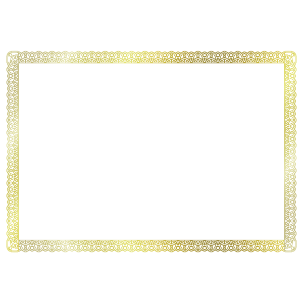 SVG Certificate Border A size