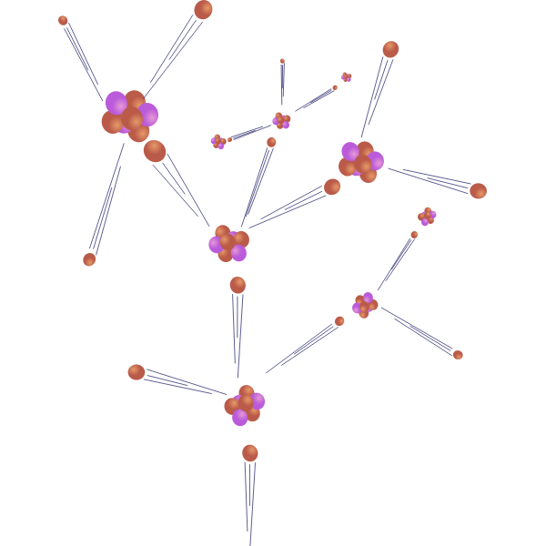 SVG Chain reaction