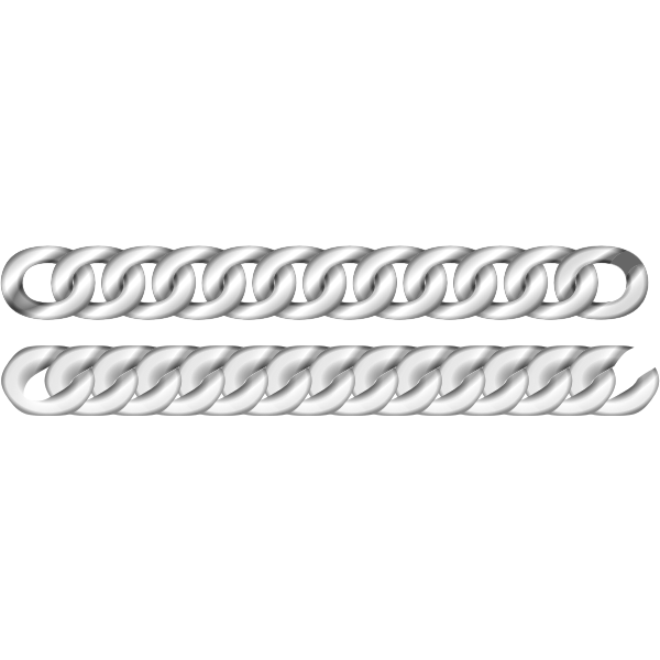 SVG Chain SILVER Grandine sidabrine