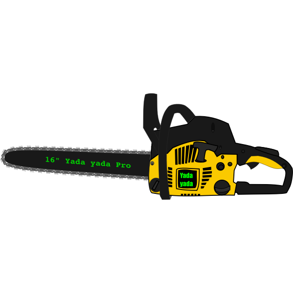 SVG chainsaw