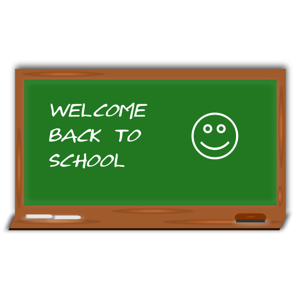 SVG chalkboard