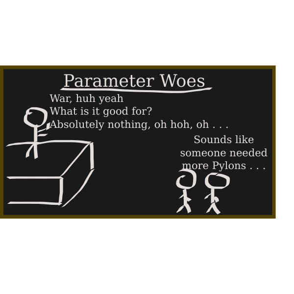 SVG Chalkboard comics